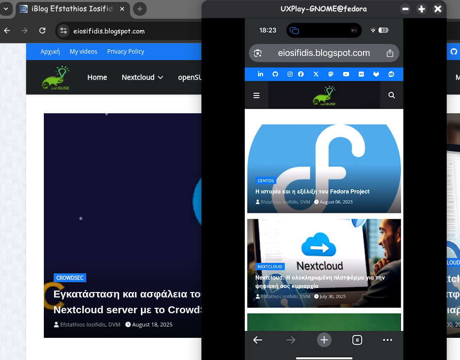 Πώς να κάνετε Mirror την οθόνη του iPhone/iPad σε Linux