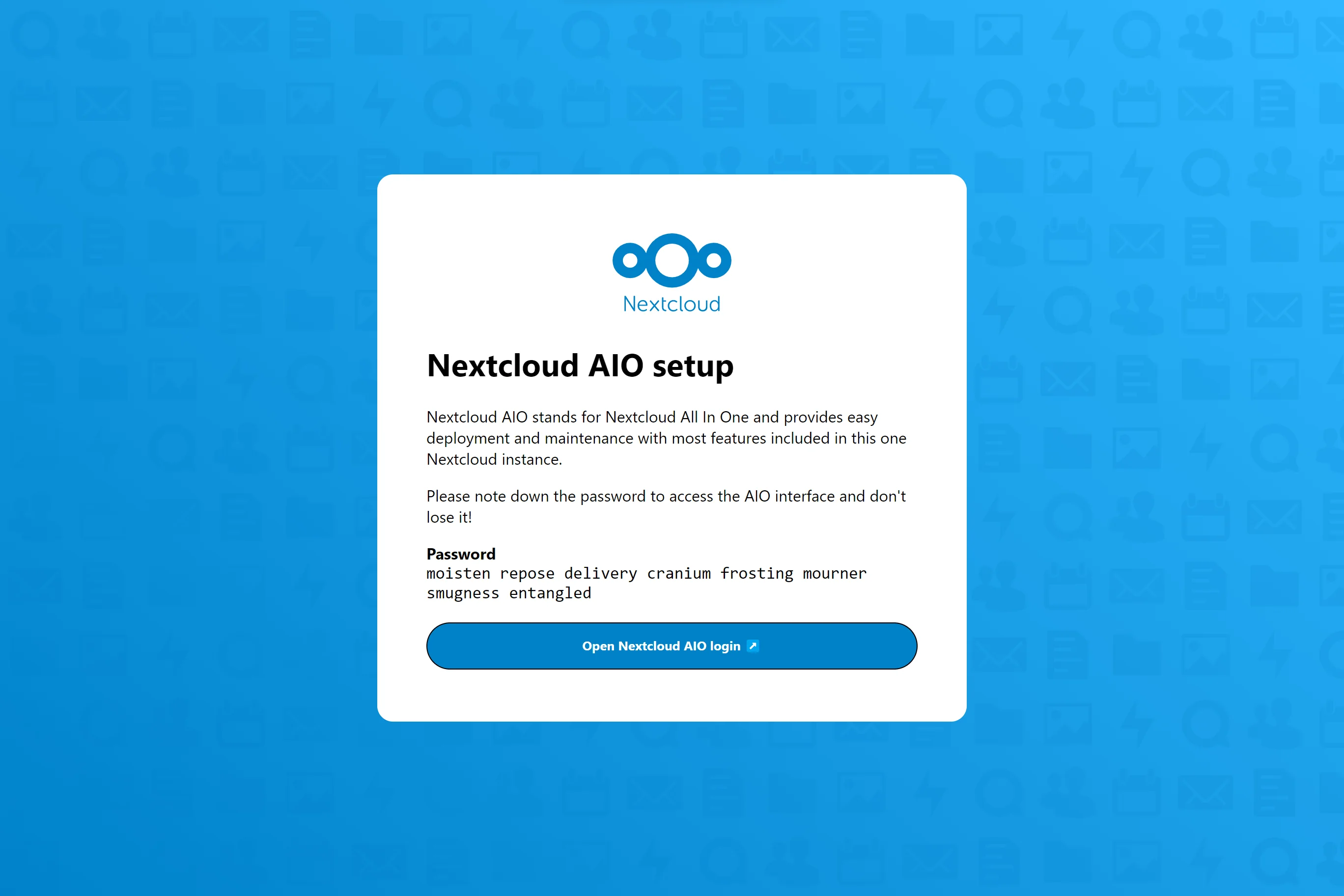 Nextcloud All-in-One