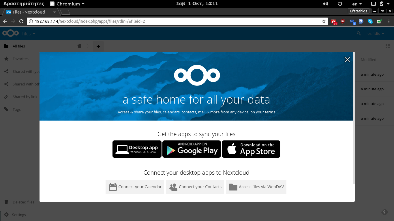 Nextcloud-install