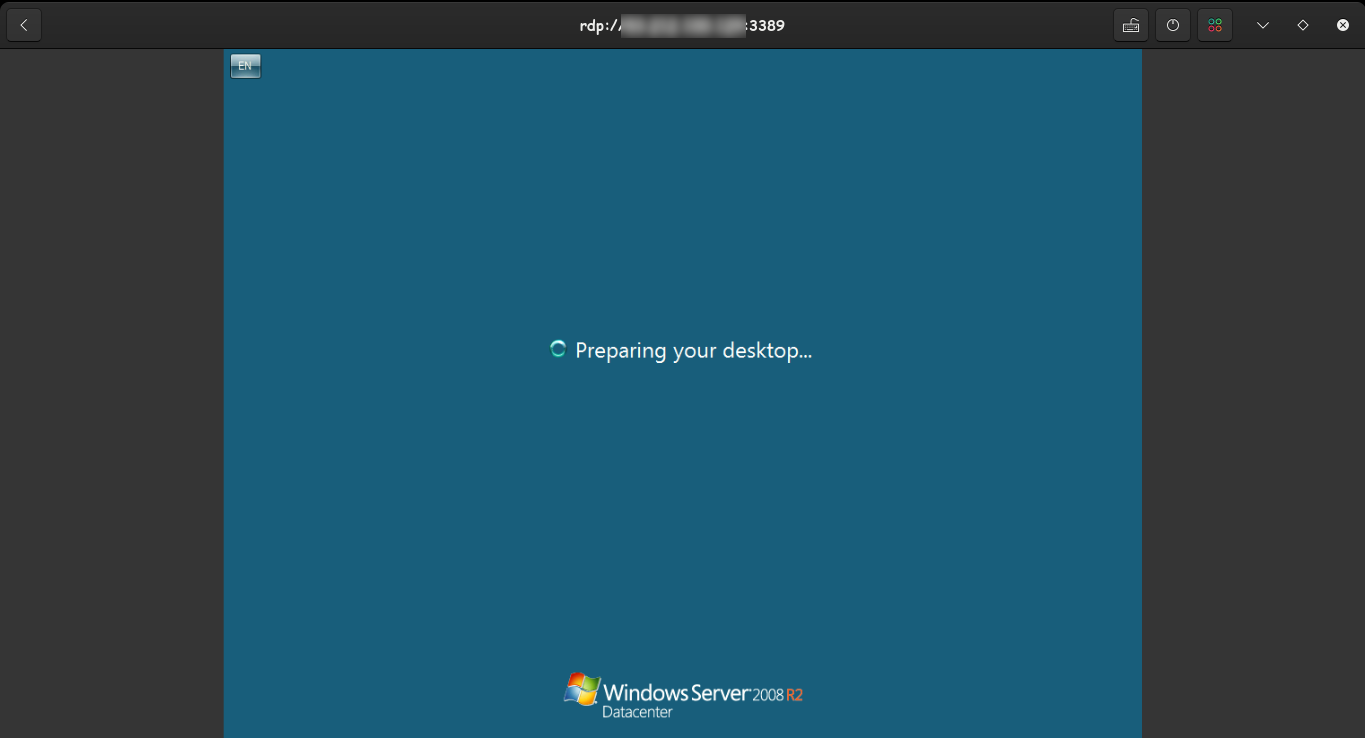 GNOME Connections αναμονή για είσοδο στα Windows