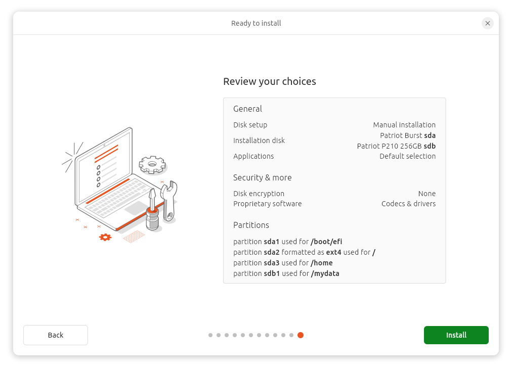 Ubuntu Install Review Installation