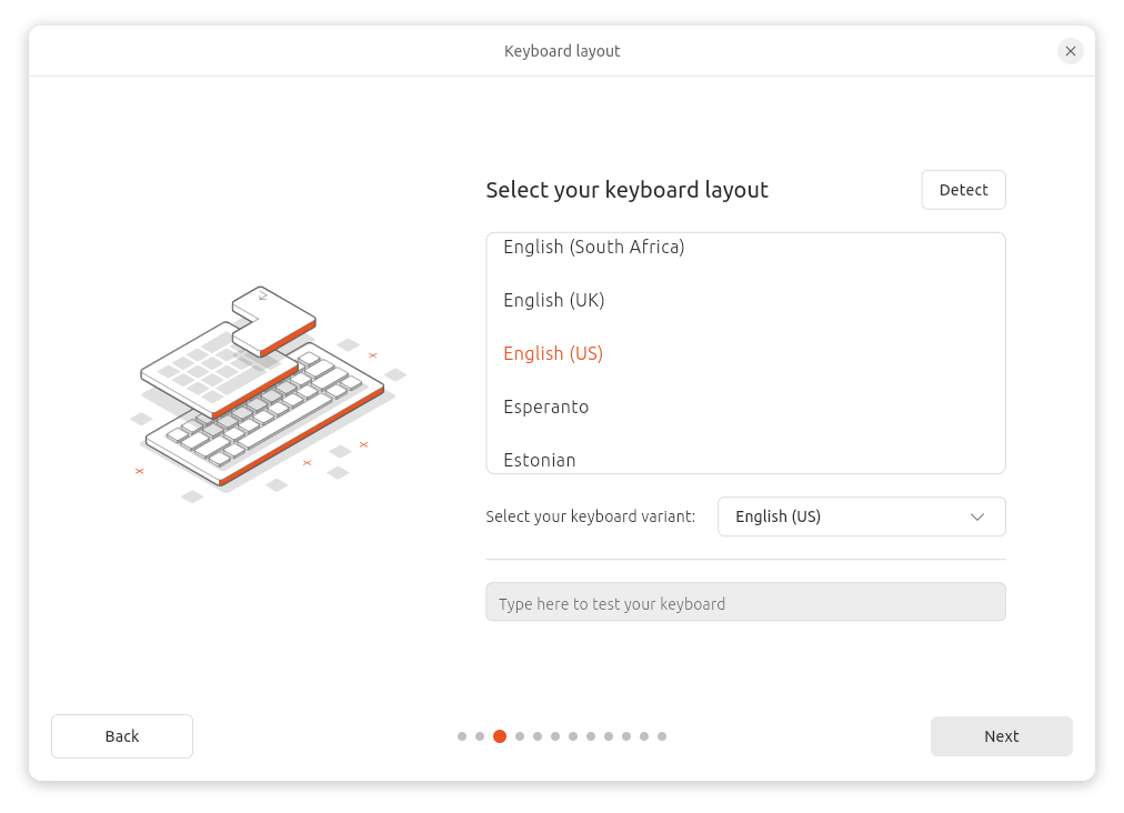 Ubuntu Installer Keyboard Language